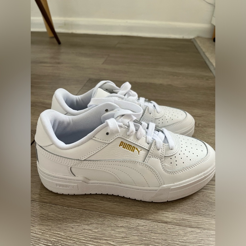 Puma white sneakers